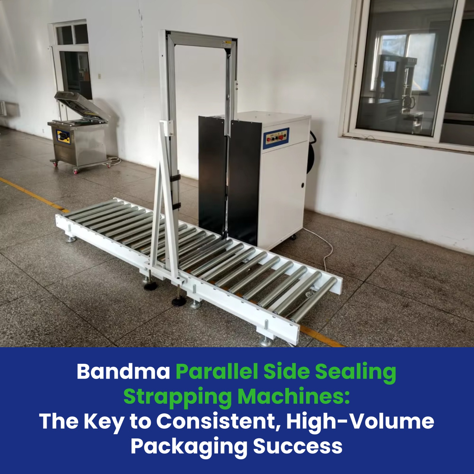 Bandma Parallel Side Sealing Strapping Machines: The Key to Consistent, High-Volume Packaging Succes