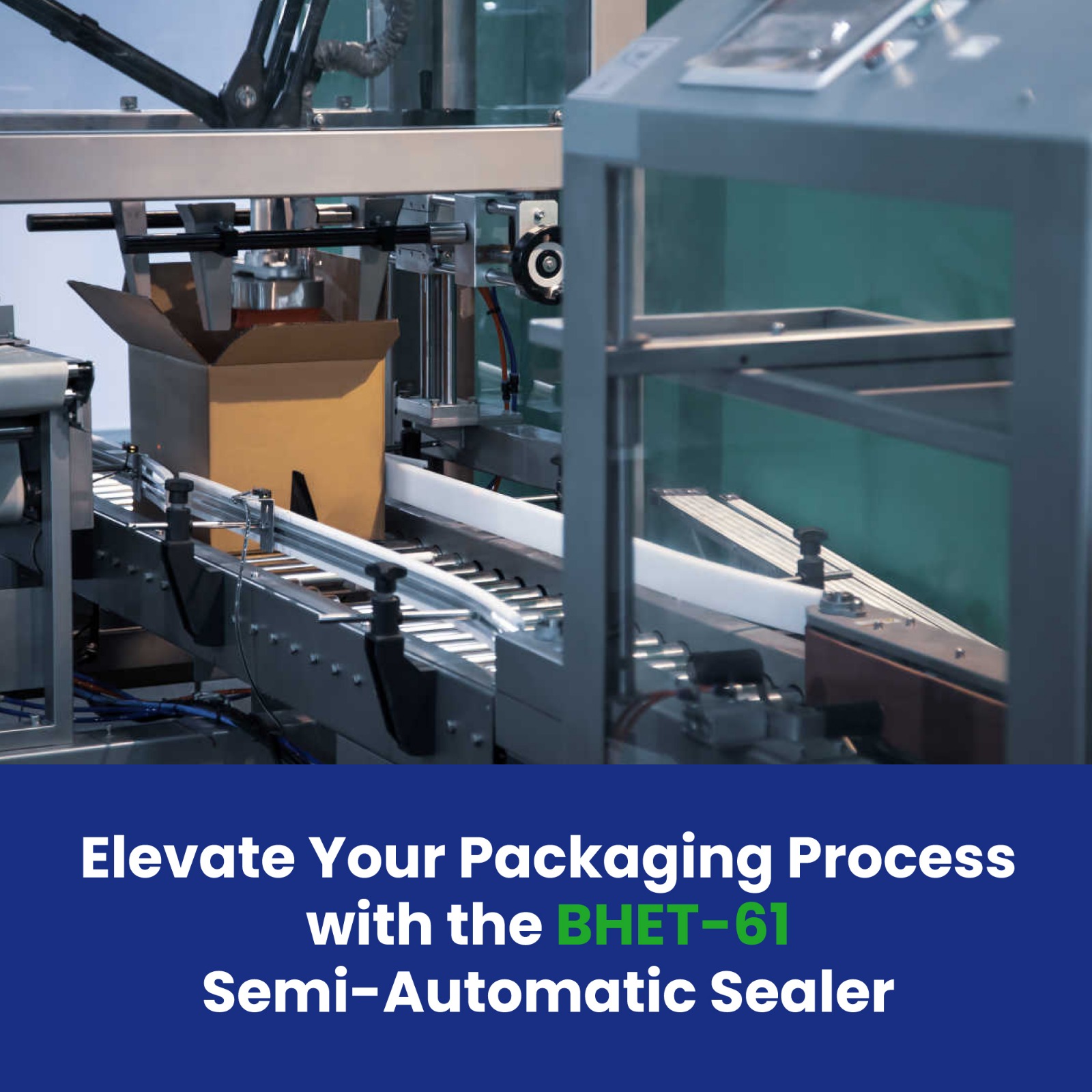 Elevate Your Packaging Process with the BHET-61 Semi-Automatic Sealer