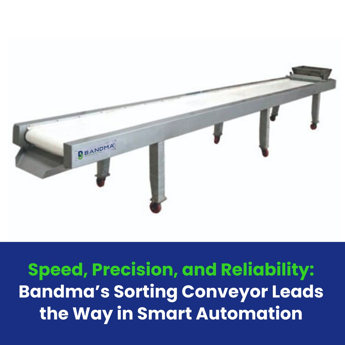 Speed, Precision, and Reliability: Bandma’s Sorting Conveyor Leads the Way in Smart Automation