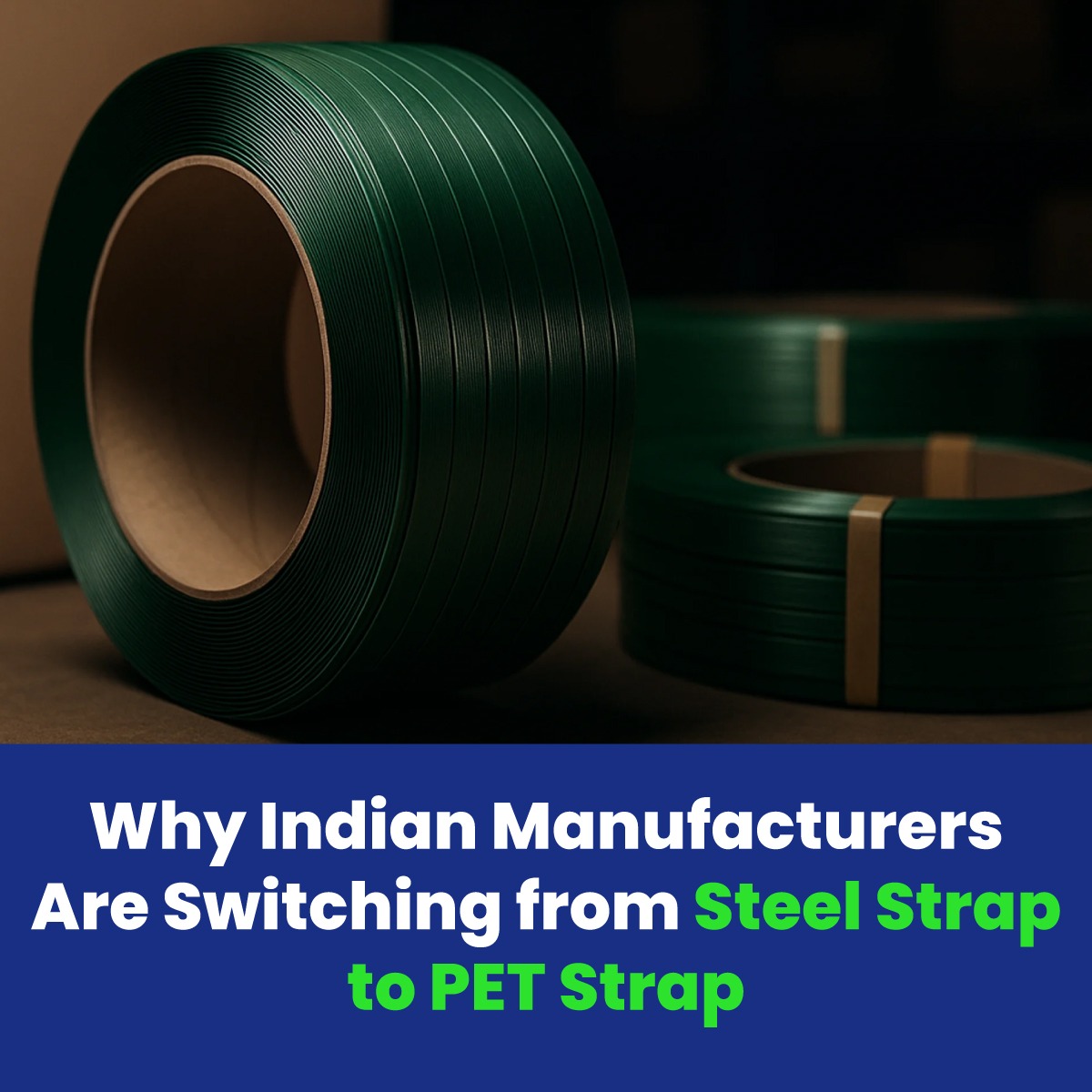 Why Indian Manufacturers Are Switching from Steel Strap to PET Strap