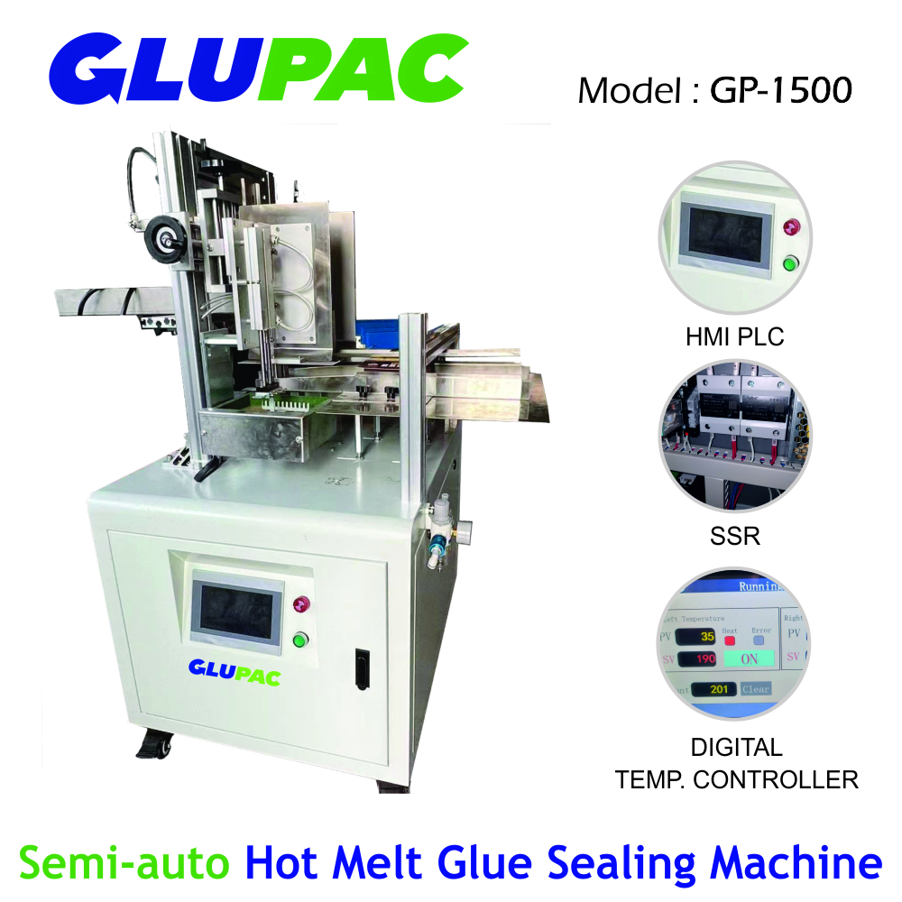 Semi-auto Hot Melt Glue Sealing Machine